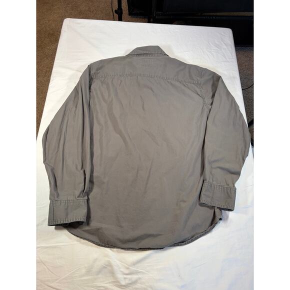 PD&C Mens green gray utility button down.  Size XL.  casual, workwear, outdoors - Picture 4 of 4